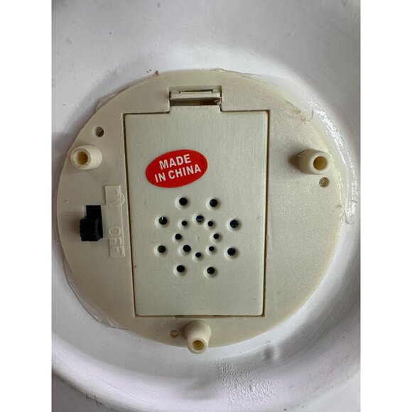 Vtg Fiber Optic Ceramic Ghost 10” Tall Color Changing Halloween Decor 3AAA Works - Picture 13 of 13